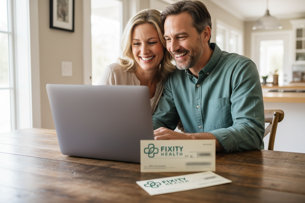 Your reports do the work. We mail the checks. From the comfort of home. (Amounts blurred for security.)