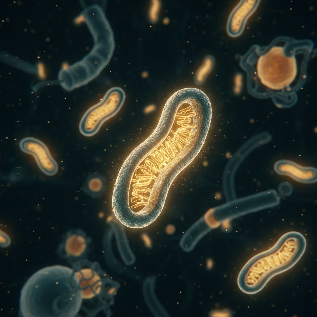 Mitochondria cellular energy visualization